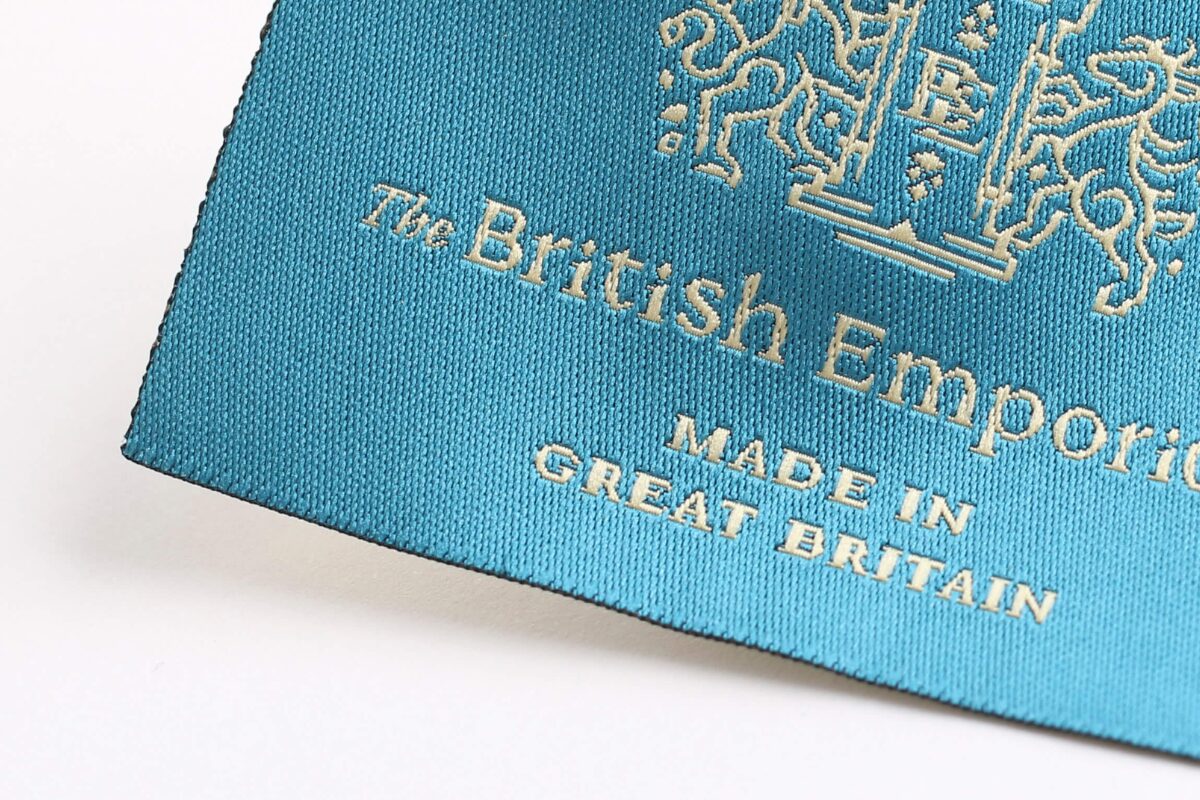 Bespoke high quality woven fabric label design and manufacturing