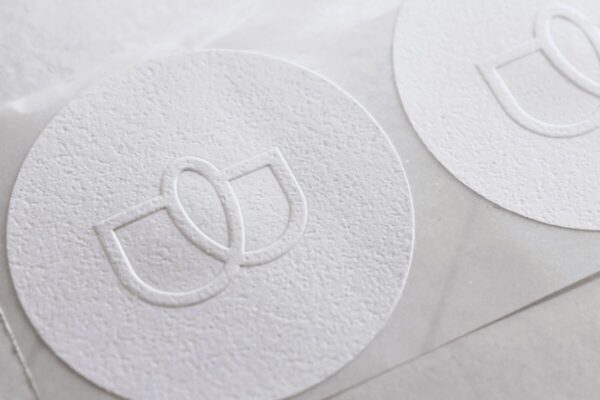 Embossed Paper Labels UK | Premium Raised Labels