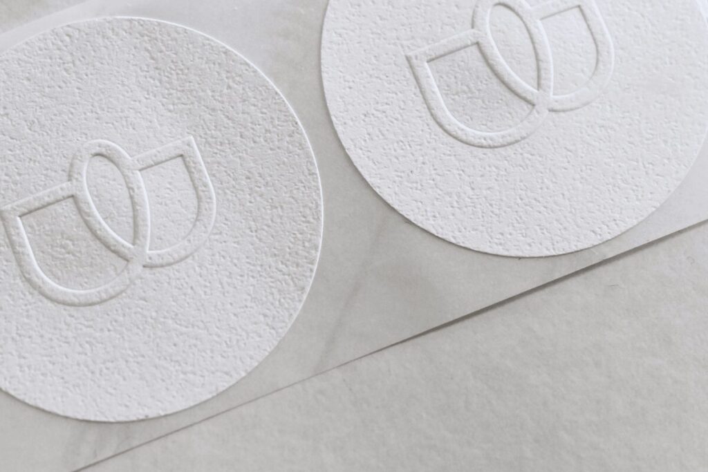 Embossed Paper Labels UK | Premium Raised Labels